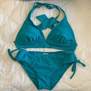Speedo Aqua Blue Bikini Set